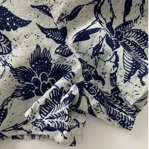 Cider Wmns‎ Blue White Floral Tie Front Cutout Cotton Romper CD2021121048944PS M thumbnail 5