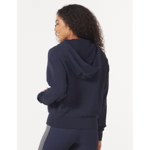 Glyder Vintage Oversized‎ Zip Up Hoodie Navy Blue Women Small NWT $88 PDP-6865 thumbnail 4