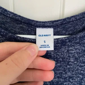 NWOT | Old Navy women’s blue soft‎ knit long sleeve dress — small thumbnail 4