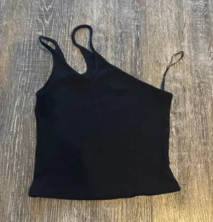Princess Polly One-Shoulder Top Black thumbnail 2