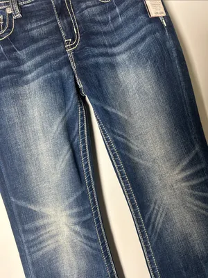 Miss Me Jeans Women's Size 30 Embroidered Embellished Pockets Slim Bootcut Jeans thumbnail 13