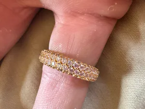 Pandora gold row stone ring  thumbnail 2