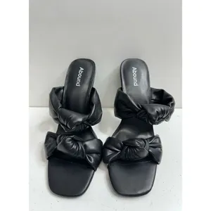 ABOUND Rainey Knotted Heeled Sandal‎ in Black Size 6 NWOT thumbnail 3