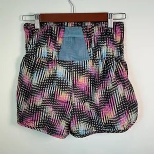 FP Movement The Way Home Shorts Multicolor Ikat Striped High Rise Smocked Medium thumbnail 3