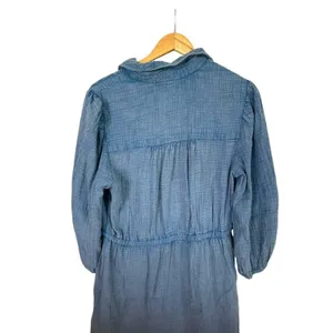 C&C California Dress Marie Double Cotton Gauze Shirtdress M‎ Coastal Minimalist thumbnail 5