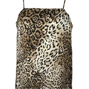 Isalis Jaguar Print Slip Dress M • Sexy Mini • Lace Straps • Night‑Out Statement thumbnail 6
