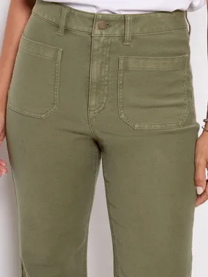 Faherty Stretch Terry Patch Pocket Pants Military Olive Green 26 thumbnail 5