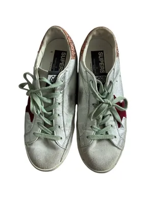 GOLDEN GOOSE Women’s Glitter Superstar Sneakers Size US 10 / 40 thumbnail 3