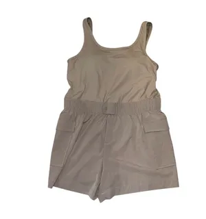 Mixed media active romper  thumbnail 4