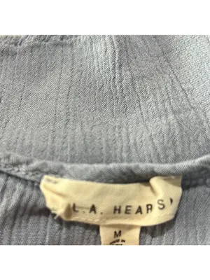 La Hearts PacSun Blue Cropped Sleeveless Shirt thumbnail 4