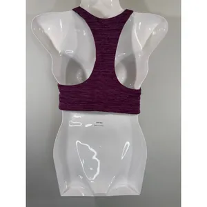 Outdoor Voices‎ Racerback Sports Bra Plum Purple Space Dye Women's XS Sporty thumbnail 5