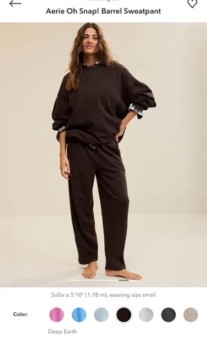 AERIE Barrel Sweatpants thumbnail 6