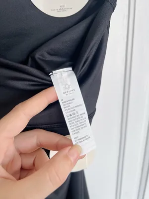 Offline by Aerie • The Hugger Coated Crop Slit Flare Legging 7/8 ankle black thumbnail 8