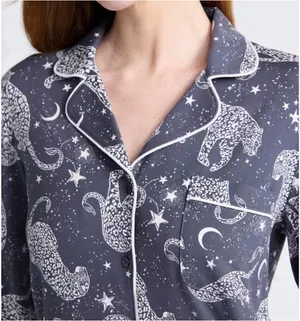 Walmart Joyspun Women's Dreamy Soft Collection Long Sleeve Top and Pants Pajama Set thumbnail 4