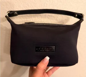 Vintage Black Mini Coach Purse thumbnail 1