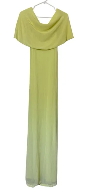 Zara Knit Maxi Dress Light Yellow Size M thumbnail 1