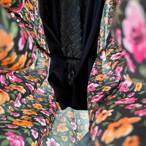 H&M Women’s Ruffle Trim Floral Midi Dress XS thumbnail 9