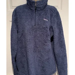 Patagonia Los Gatos 1/4 Zip Fleece Pullover Jacket Navy Blue 25890 Women Medium thumbnail 2