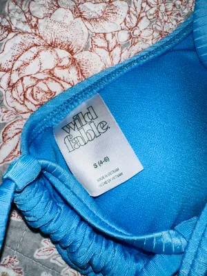 Target Wild Fable Blue Bikini S/M thumbnail 2