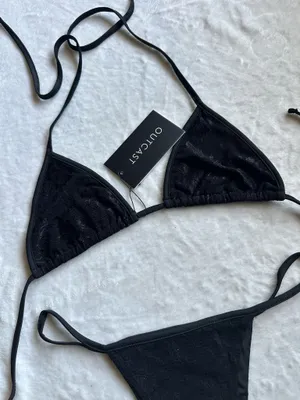 Outcast Clothing Lace Bralette and Thong Set thumbnail 3