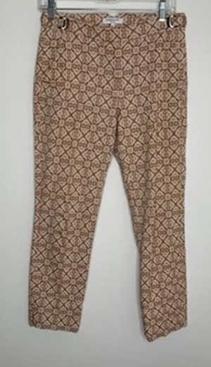 Emerson Fry New York Ankle Pants Geometric Print Womens Size 2 thumbnail 1