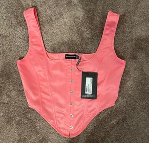 Pretty Little Thing Pink Vest thumbnail 1