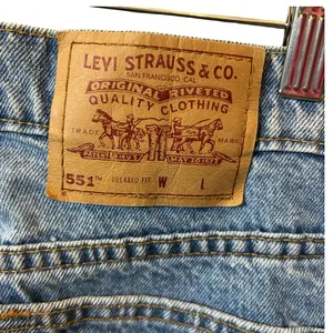 90’s Vintage Levi’s 551 Denim Shorts | Made in USA | Unisex -VTG Size-14/ (33”) thumbnail 6