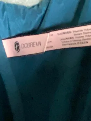 Dobreva Longline Wireless Lace-Edge Bra in Teal Blue size 36D‎ thumbnail 5