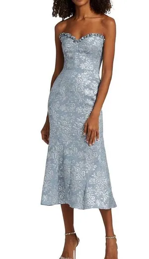 Markarian Odelina Brocade Midi Dress NWT thumbnail 11