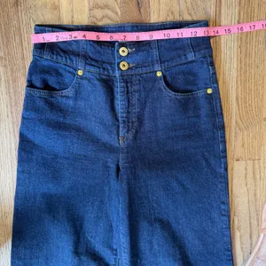 INC International Concepts‎ Wide Leg High Rise Dark Wash Jeans Size 2/26 thumbnail 7