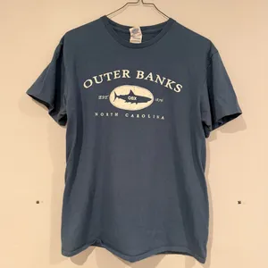 Blue Outer Banks Graphic Tee Size M thumbnail 1