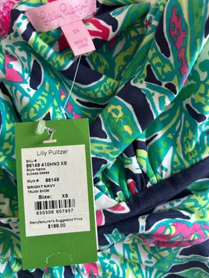 Lilly Pulitzer Sloane Sleeveless V-Neck Maxi Dress Bright Navy Trunk Show thumbnail 6
