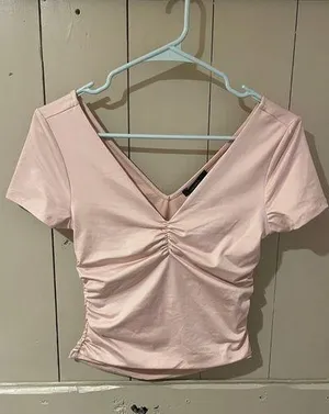 Pink Cinched Top  thumbnail 2