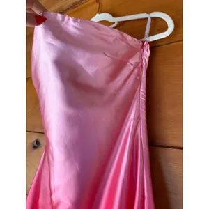 NWT Lulus Indescribable Poise Pink Ombre Satin Strapless Midi Dress Gala Size L thumbnail 6