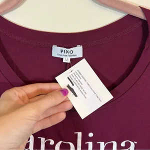 Piko Women’s Maroon Carolina Gamecocks Bamboo Long Sleeve Top Medium NWT‎ thumbnail 3