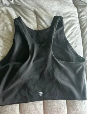Black Sports Bra Top thumbnail 2