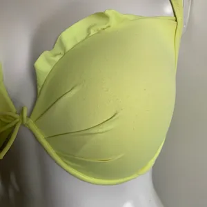 Victoria’s Secret 36DD chartreuse halter bikini top thumbnail 3