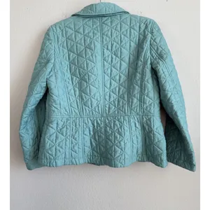 Ann Taylor Loft Women's Mint Green Quilted Puffer Jacket Lightweight Size‎ 10 thumbnail 5