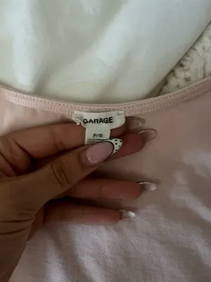 Garage Pink Square neck Top thumbnail 2