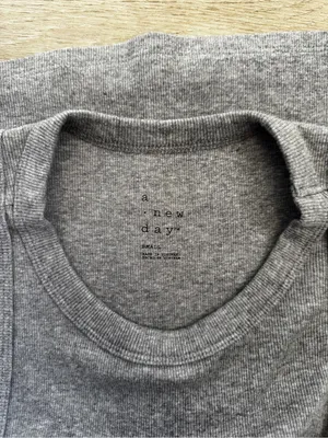 a new day Gray Ribbed Tank Top thumbnail 4
