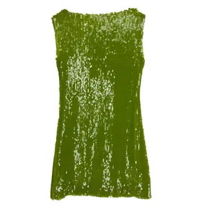 Kim Shui Lime Green Sequin‎ Embellished Mini Dress Size XS NWT thumbnail 9