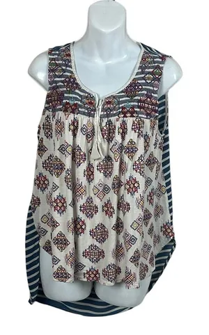 Anthropologie One September embroidered Top size M thumbnail 1