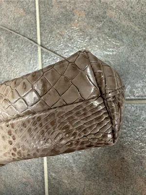 Brahmin Melbourne Brûlée Anytime Mini Shoulder Bag Wristlet/Clutch Handbag Tan thumbnail 6