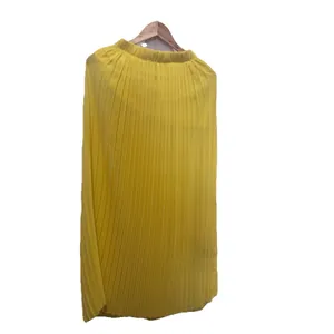 Papaya Pleated Skirt Size M Made In USA thumbnail 2