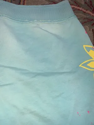 Juicy Couture Pam & Gela Sweat Shorts Distressed Blue Women's Medium thumbnail 7