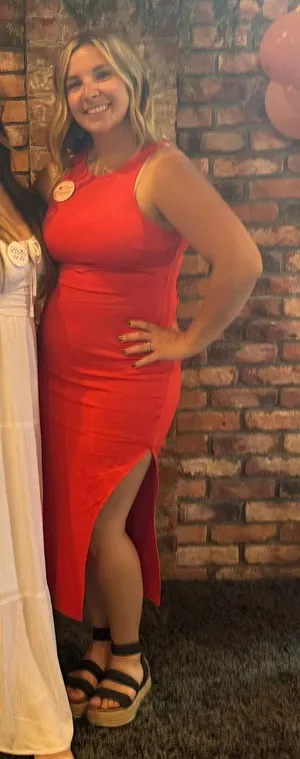 Midi Dress Red Size M thumbnail 1