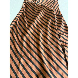 A New Day Women S Brown Striped Satin Slip Midi Dress Adjustable Straps NWT thumbnail 5