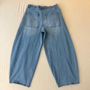 Zigoss Seam Detail Barrel Leg Jeans Women 7/28 Blue thumbnail 10