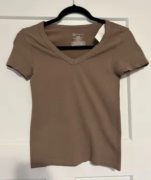 No Boundaries Short sleeve brown thumbnail 1