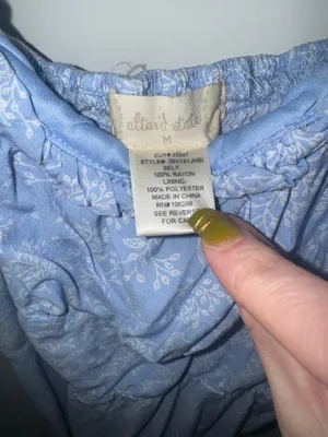 Altar'd State Blue Floral Dress thumbnail 4